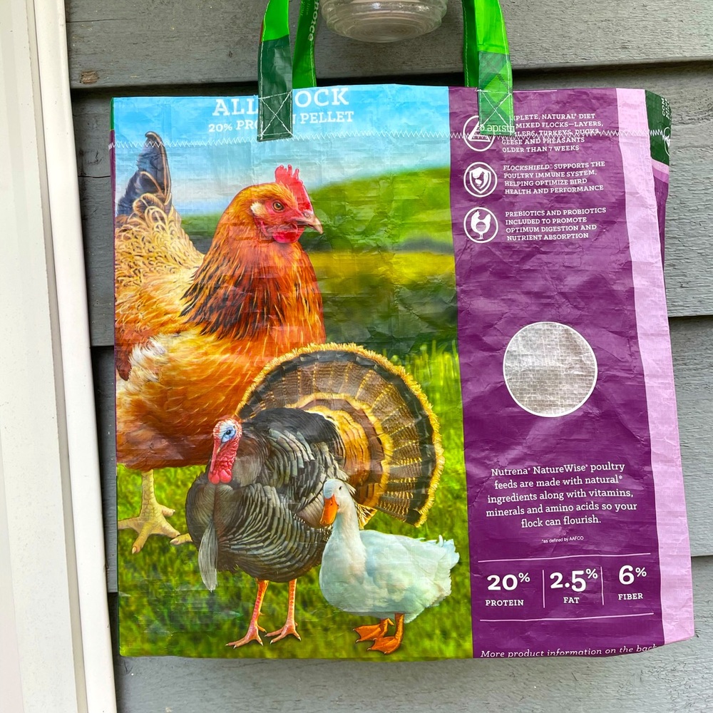 3/$15🔥Upcycled Feed Sack Shopping Bag/Tote